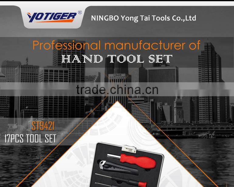 17pcs Promotional Mini DIY Tools Set Kit