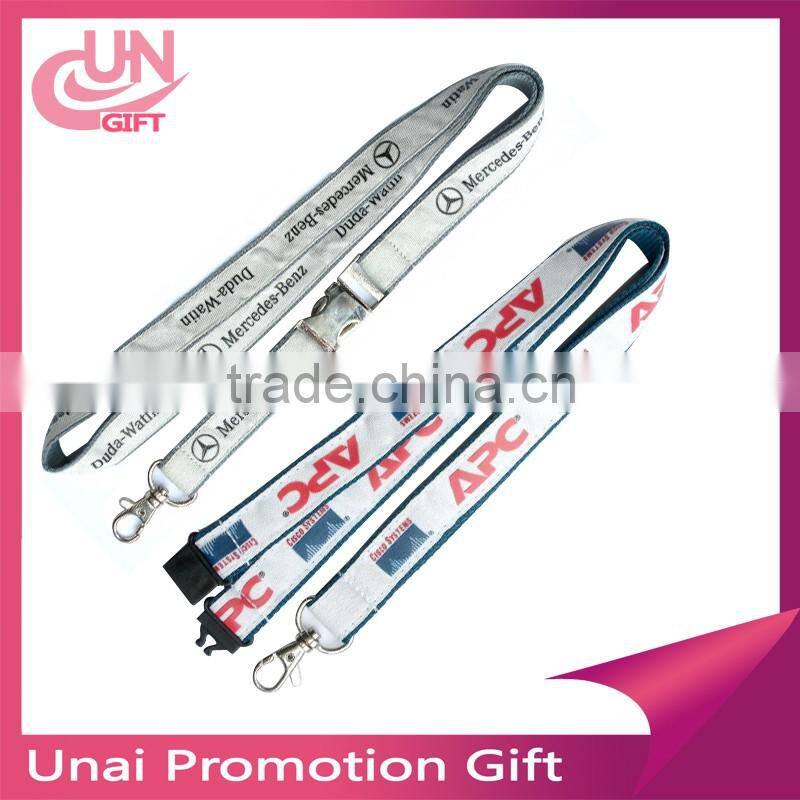 Custom jacquard weave phone holder neck lanyards