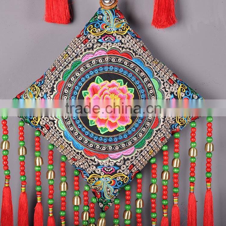 2015 new arrival cheap pendant for new house hmong embroidery pendant