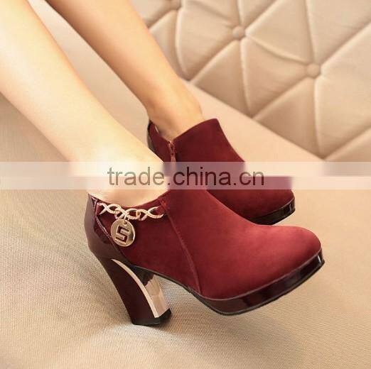 ladies high heel boots ankle boots alibaba china CP6429