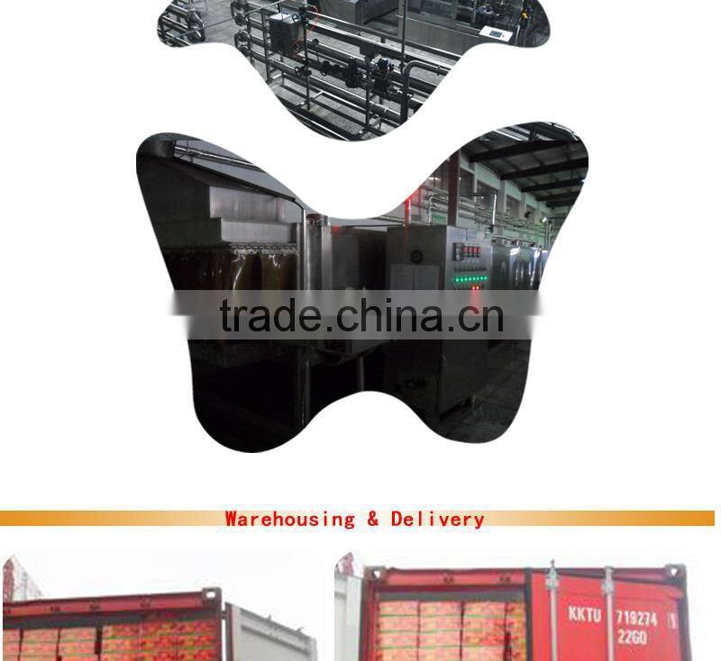 Tomato paste machine for good quality paste 2200gX6tins