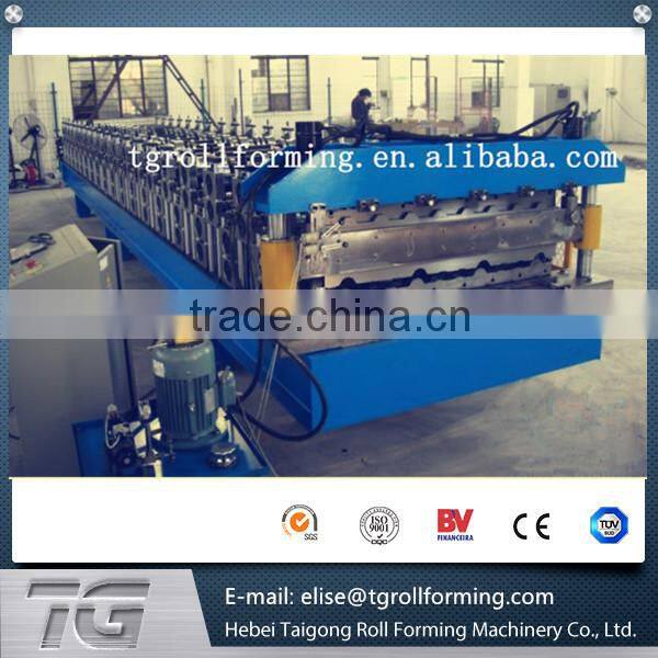 Double Layer glazed Roof Wall Sheet Roll Forming Machine with high resource efficiency