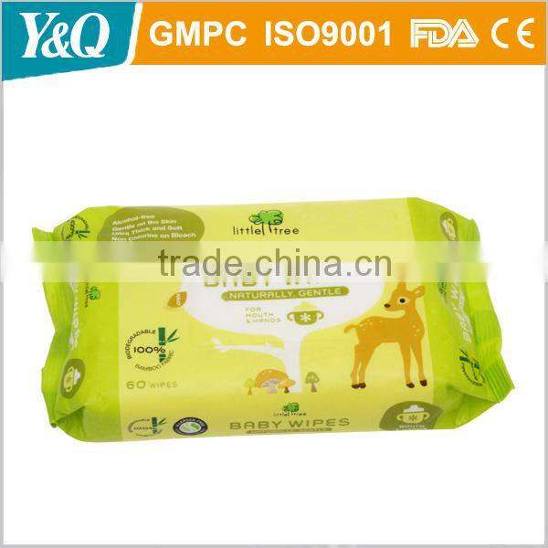 Cleaning Flushable Baby Wet Wipes