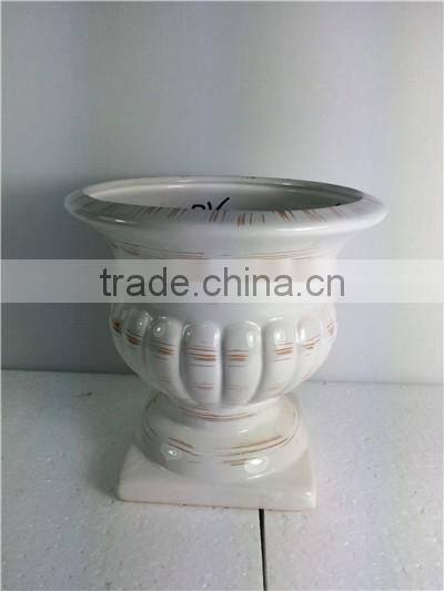 High quality small ceramic pots with different pattern ceramic plant pot pottery