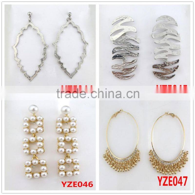 2015 high quality double star design earring