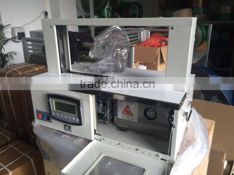 Paper strap OPP tape banding machine for banknote money cash binding