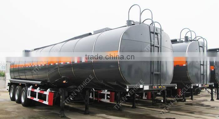TITAN 3 axles Heated asphalt bitumen transportation Insulated tankers