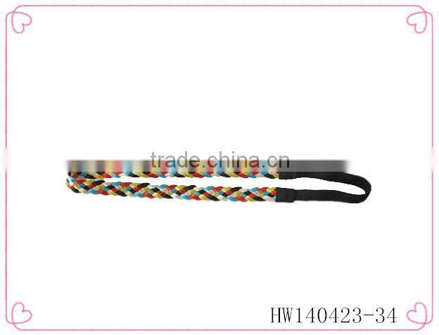 Small elastic headband,braided hair wrap,accessorie for girls