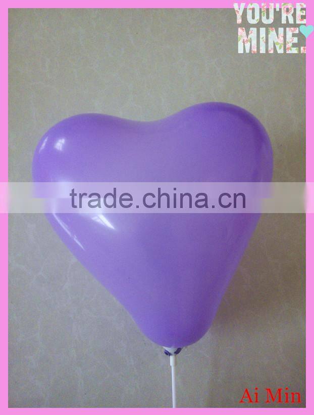 Wholesale heart shaped latex balloons for party decoration