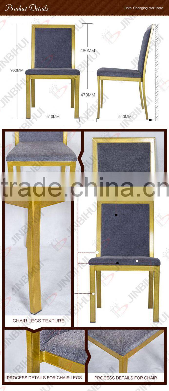 Grey Imitated Wood Restaurant Dining Chair for sale