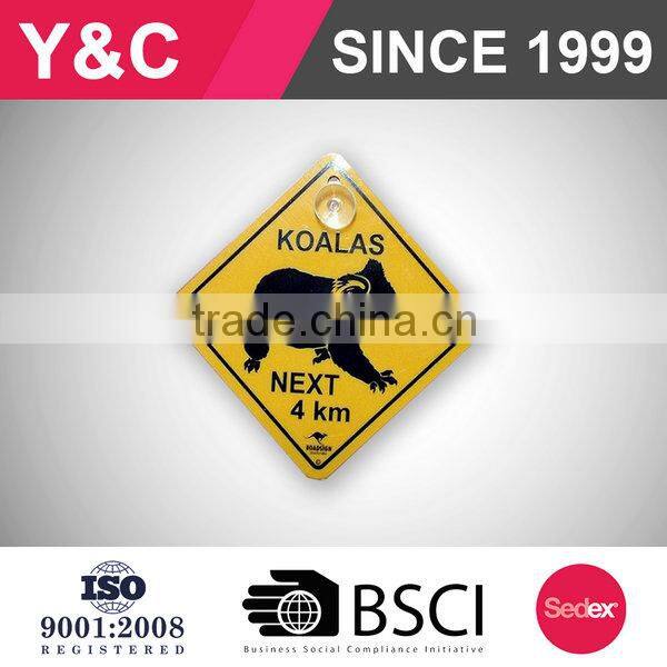 car pvc with sucker design car sticker