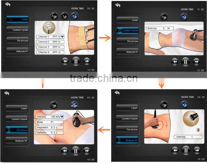 Most Advanced slimming tech far infrared cavitation cellulite massage lipo laser machine