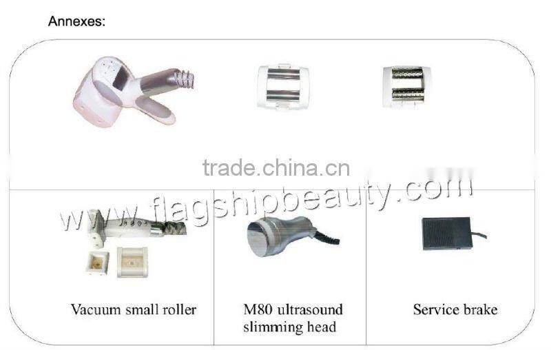 vacuum and cavitation motor roller slimming machine