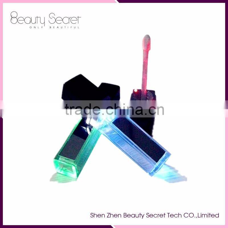 Best sale matte lipgloss containers with brush print your logo lipgloss
