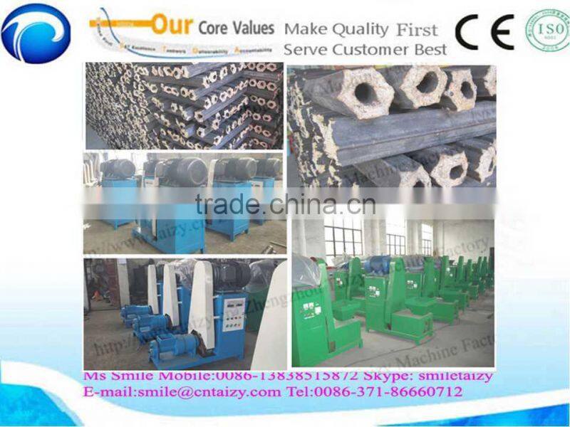coal charcoal rods briquette making machine
