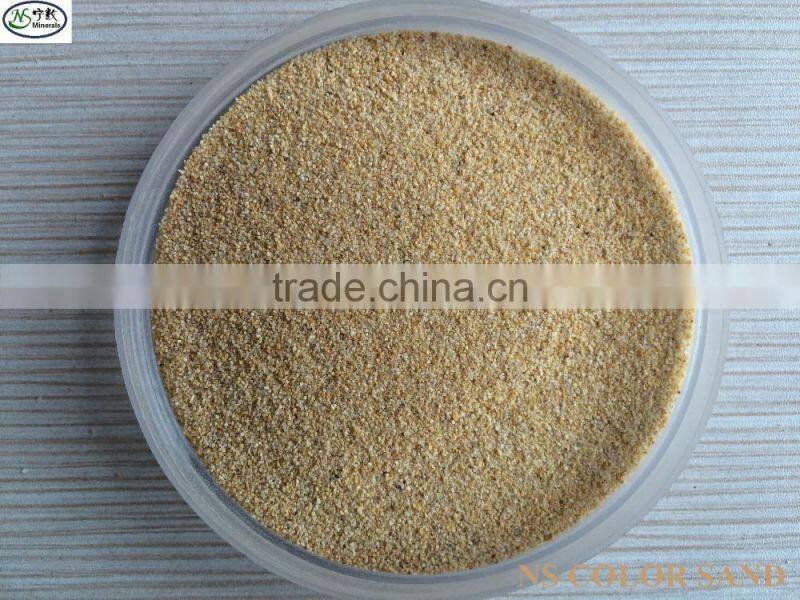 yellow coloured sand