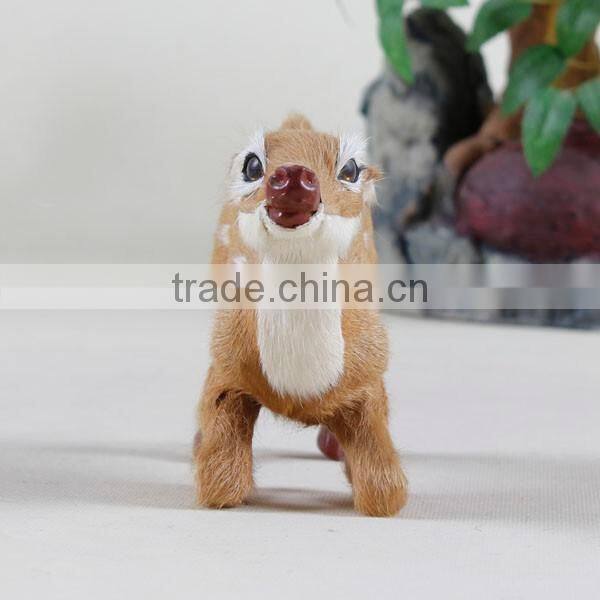canada wholesale life like plush animal christmas reindeer decorations