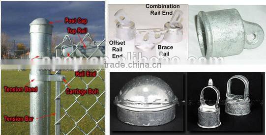 football playground pvc coated/plastic chain link fence
