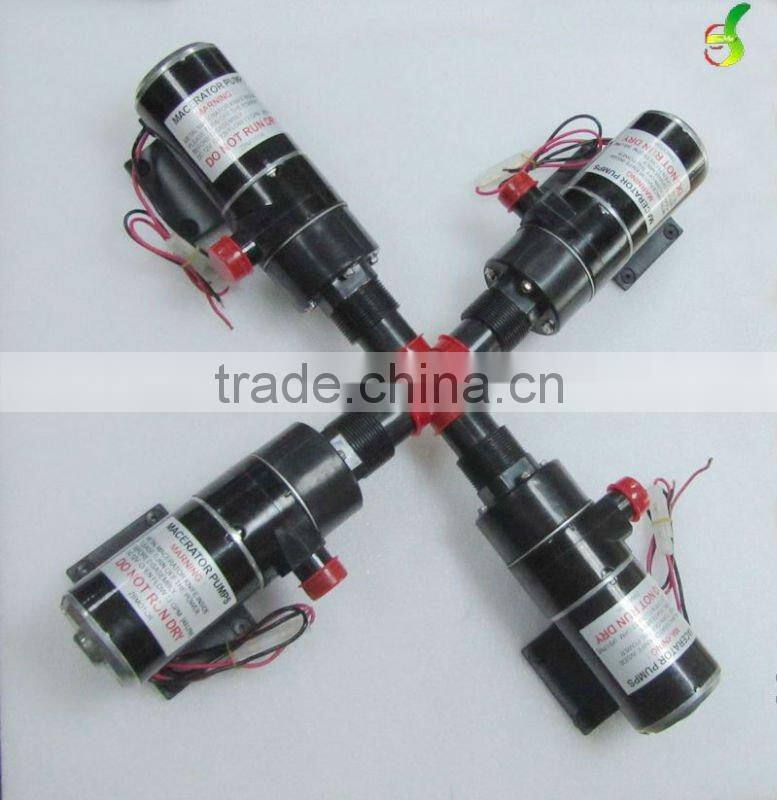 24V DC high flow toilet clean water pump