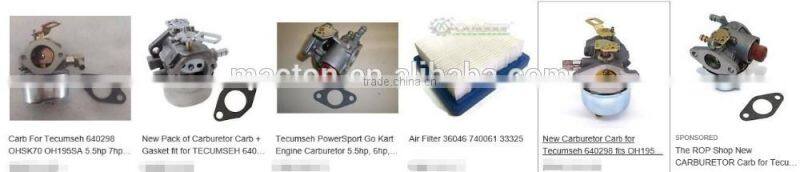 Carburettor for Tecumseh 640298 Fit OH195SA OHSK70 Engine Carburetor With Gasket