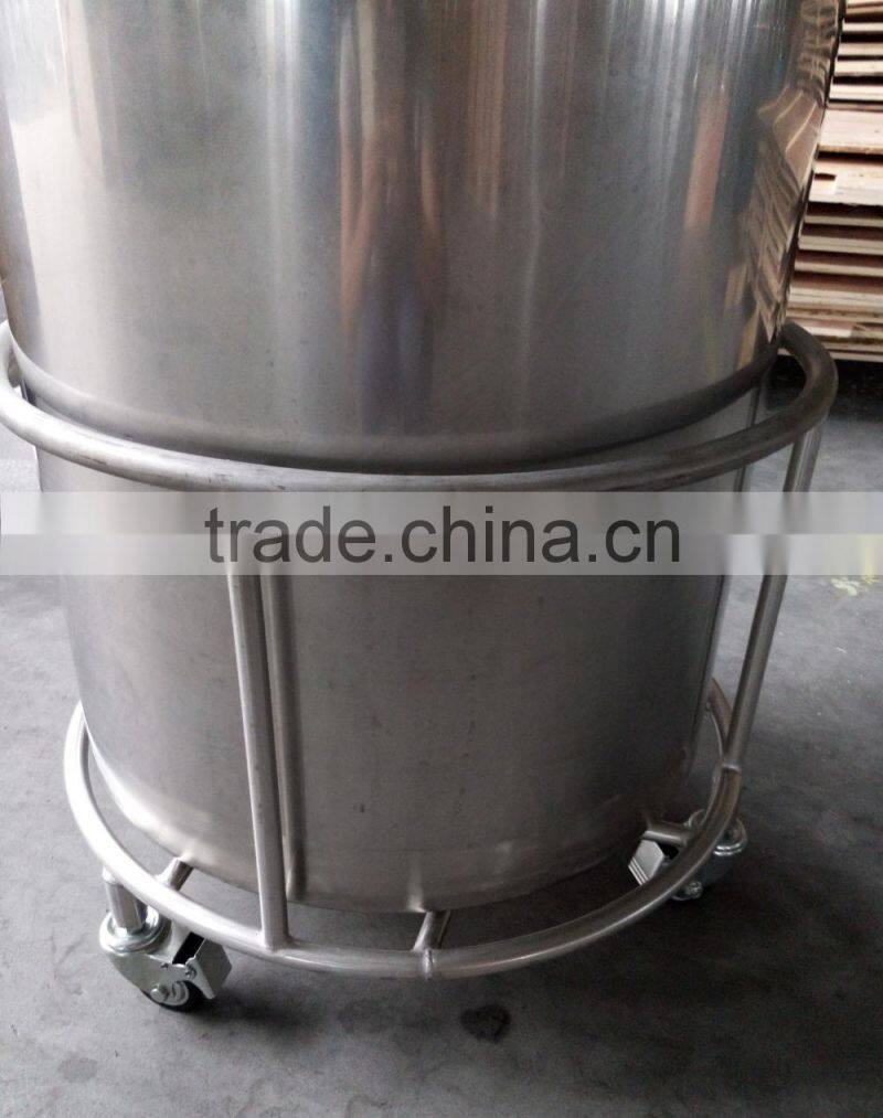 Customized stainless steel storage tank /stainless steel bucket/ barrel /drum / pail