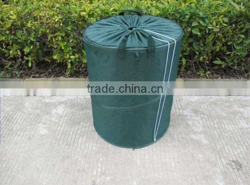 Pop up waste leaf garden bag Tool Bucket UV resistant easily collapsible both indoors and outdoors