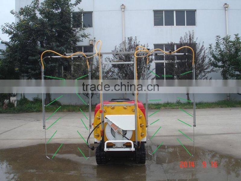remote control crawler type air-assisted sprayer