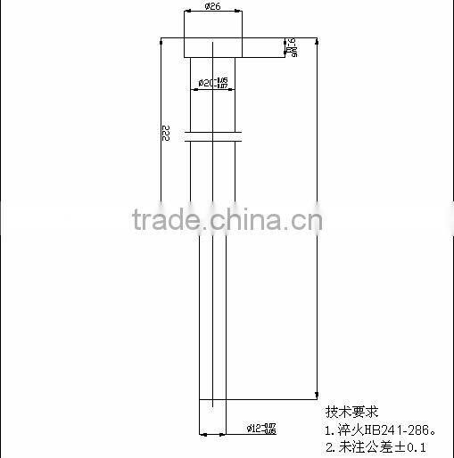 ejector pin for Automobile wheel hub mould