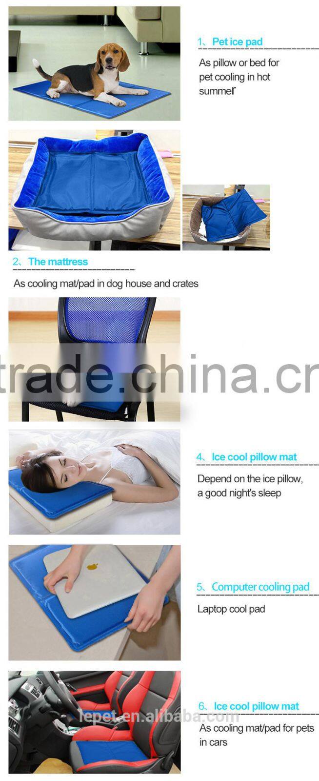 wholesale waterproof Pet Bedding for hot summer