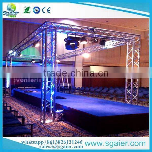 Aluminum lighting truss 4 pillars with base plate for sale