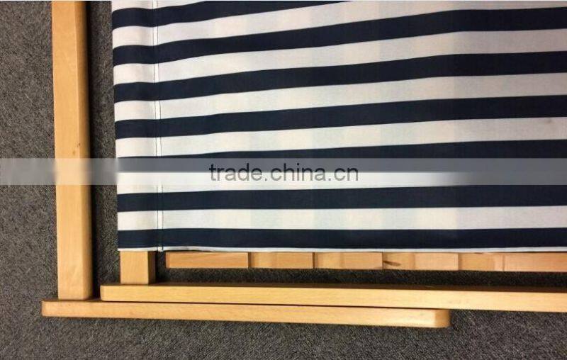 Outdoor canvas wood folding beach chair