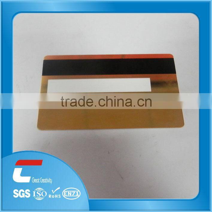 business card metal magnetic with hico magnetic stripe and signature free samples