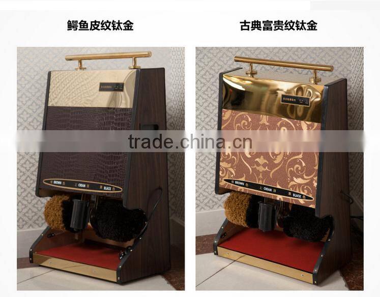 electric auto shoe brush machine