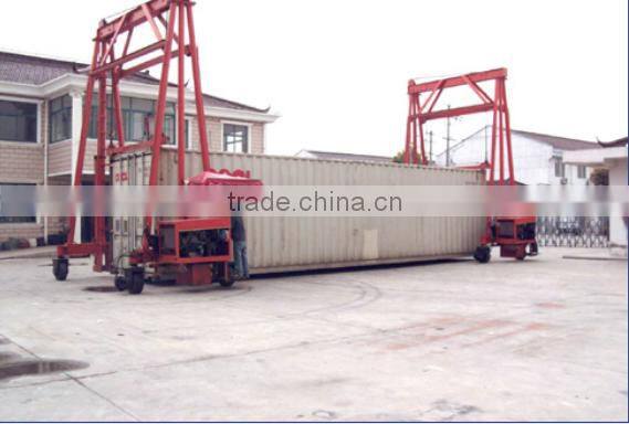 mobile container crane with diesel engine power