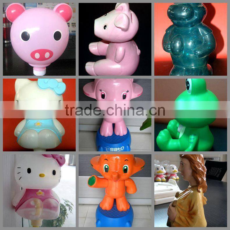 OEM Blow Molding plastic Cartoon 3D Figure plastic HDPE animal figure Huizhou factory