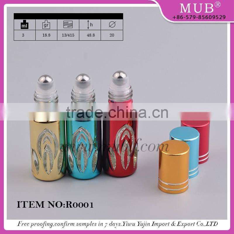 ROO19 wholesale roll bottle glass bottle for perfume empty bottle