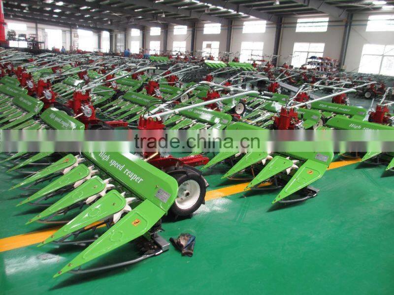 Mini tractor reaper for wheat