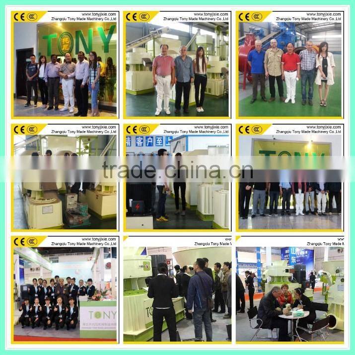Capacity 1.5-2 t/h tony complete wood /biomass pellet production line
