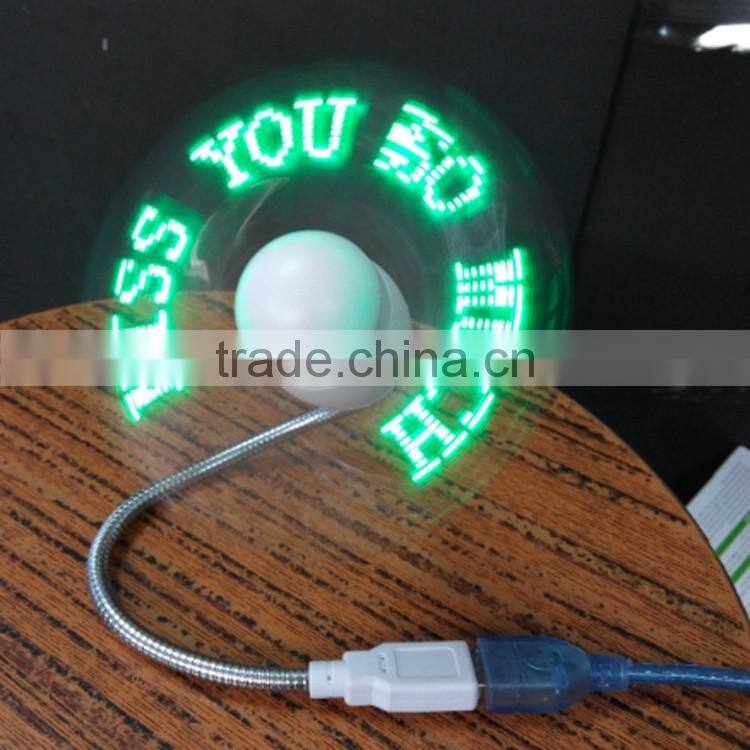 usb fan desk fan usb fan Fashion program led usb fan