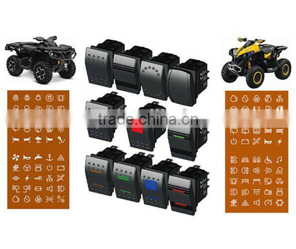 top quality waterproof rocker switch