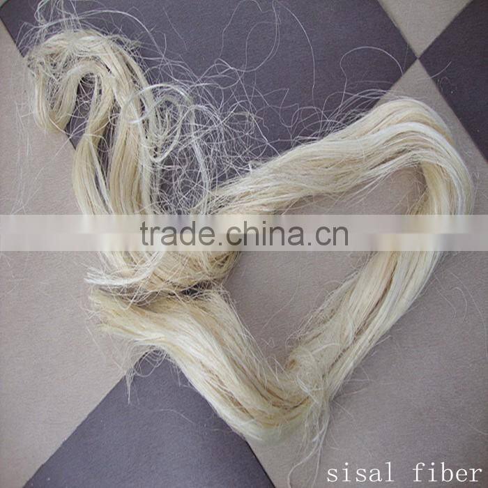 Gypsum material 100% rubber fibre natural raw bleached textile uv ug grade sisal fiber price