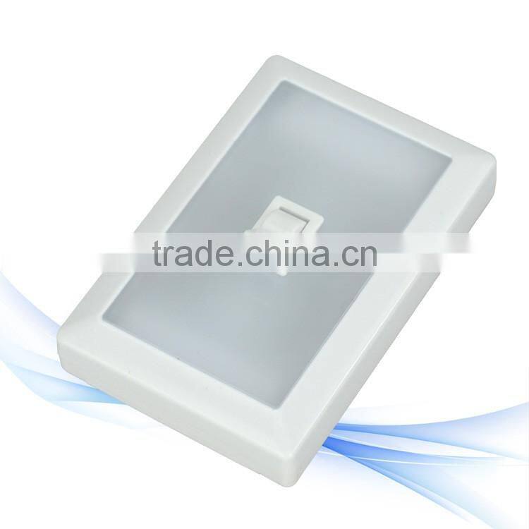 Colorful Plastic Portable LED Wall Switch Light
