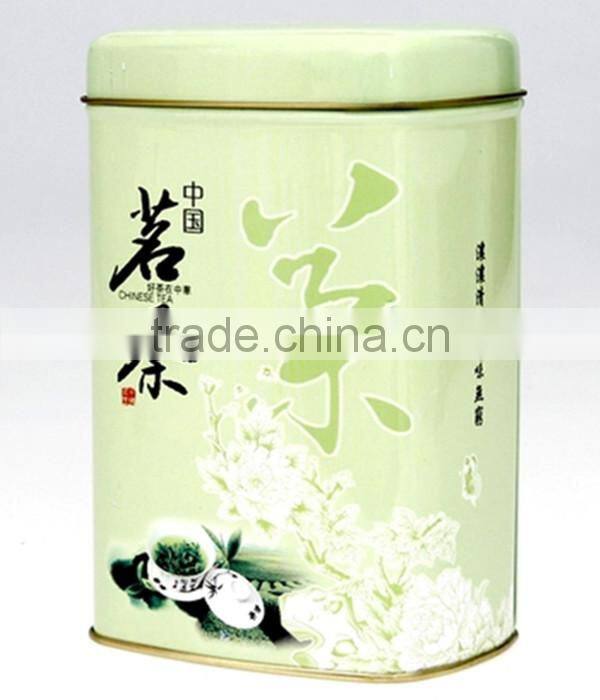 flower tin can tea from Fujian province
