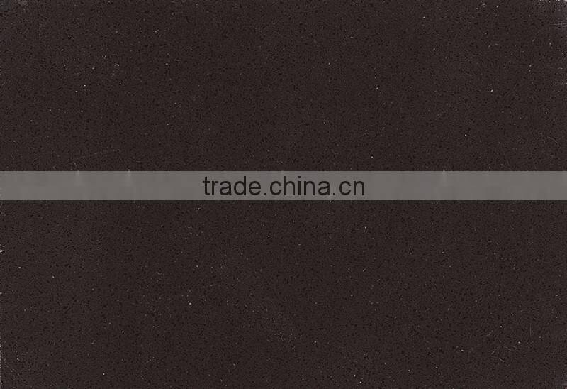 RSC 2801 pure black artificial quartz stone/quartz slabs