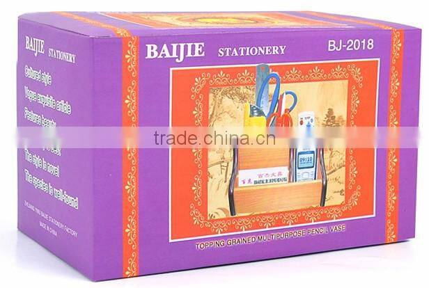 Fashion high quality multipurpose wooden pen holder