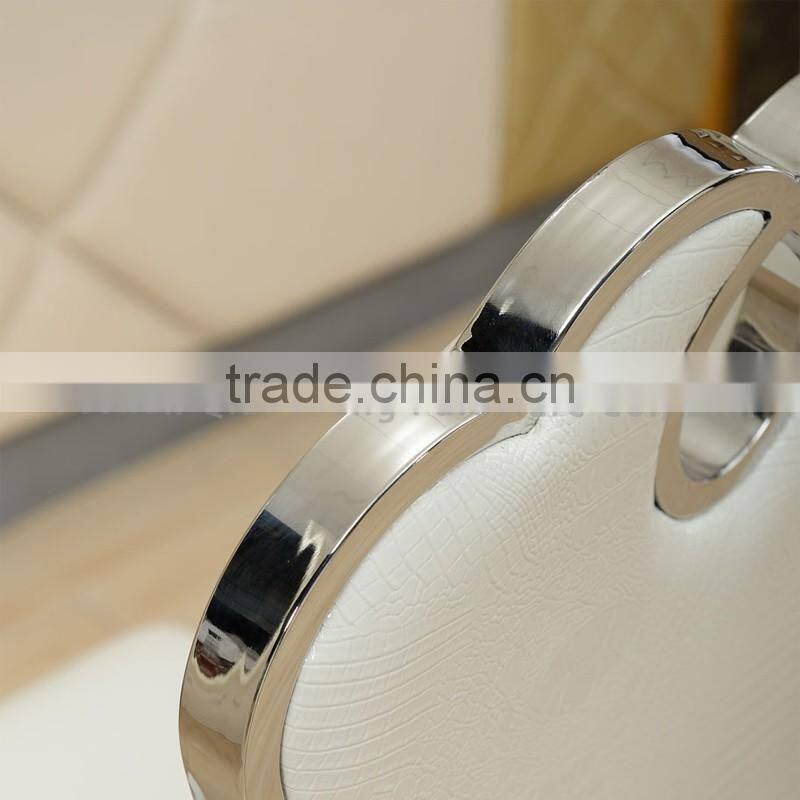 European style elegant white dining chair