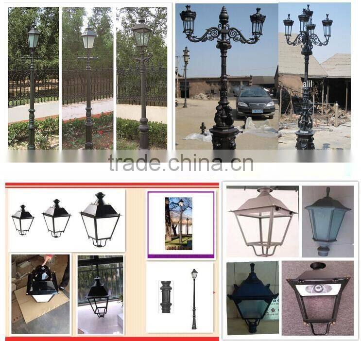 2017 popular cast iron ornamental lamp post