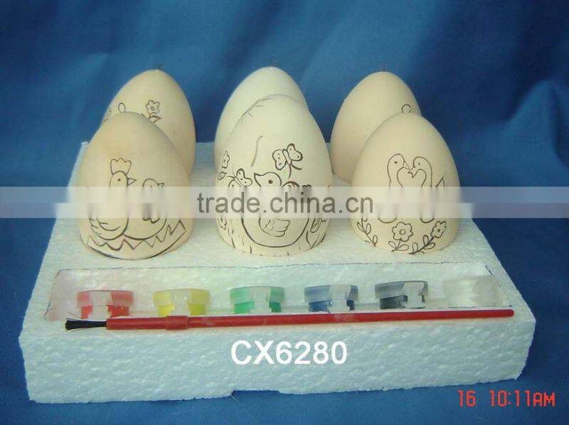 DIY Ceramic/Terracotta Outdoor Citronella Egg Shaped Candles