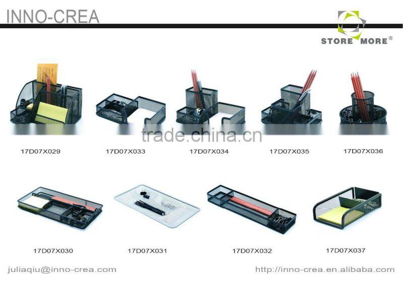 Multipurpose Metal Mesh 6 Compartments Stationery Office