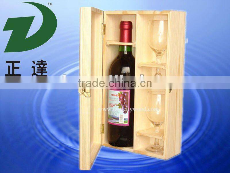 pine box,packaging wood wine box